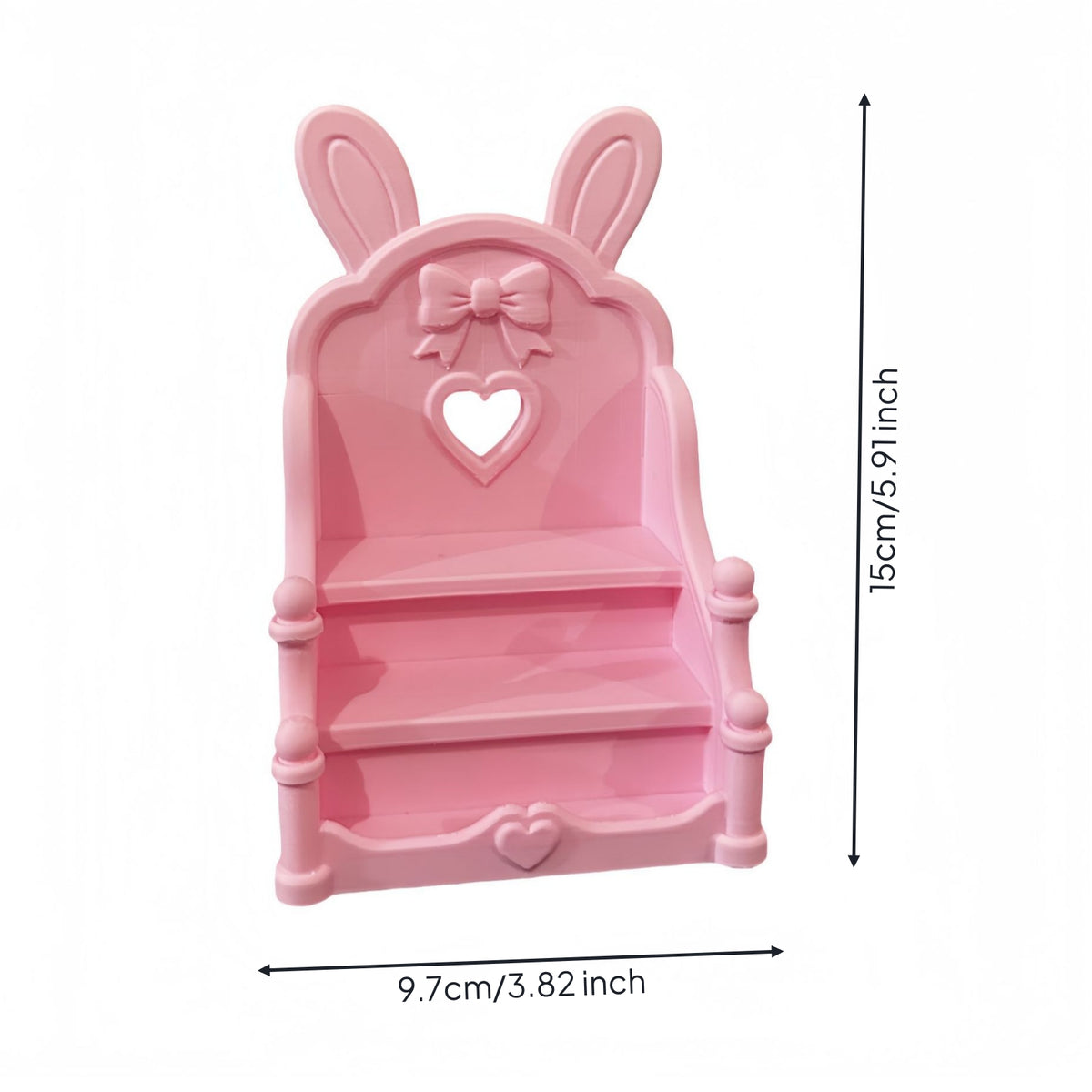 Doll Display Rack Miniature Display Shelf Compact Dollhouse Shelf for Collectors