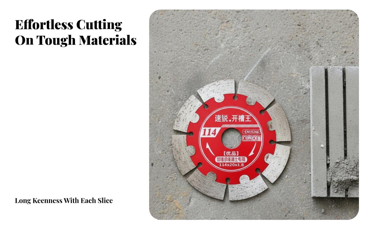 Wall Chaser Versatile Marble Cutting Disc Hard-Wearing Diamond for Construction Workers, DIY Enthusiasts, Renovation Project, Workshop