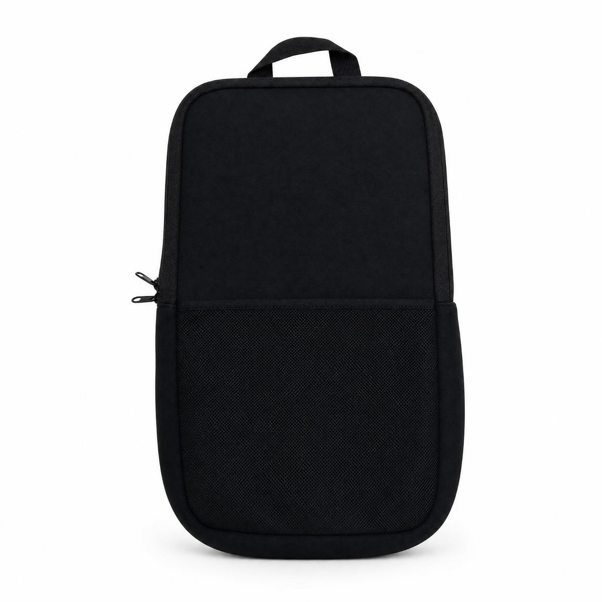 Padded Pickleball Paddle Bag Mesh Panel Zippered Paddle Bag Black Pickleball Racket Case Carry Handle