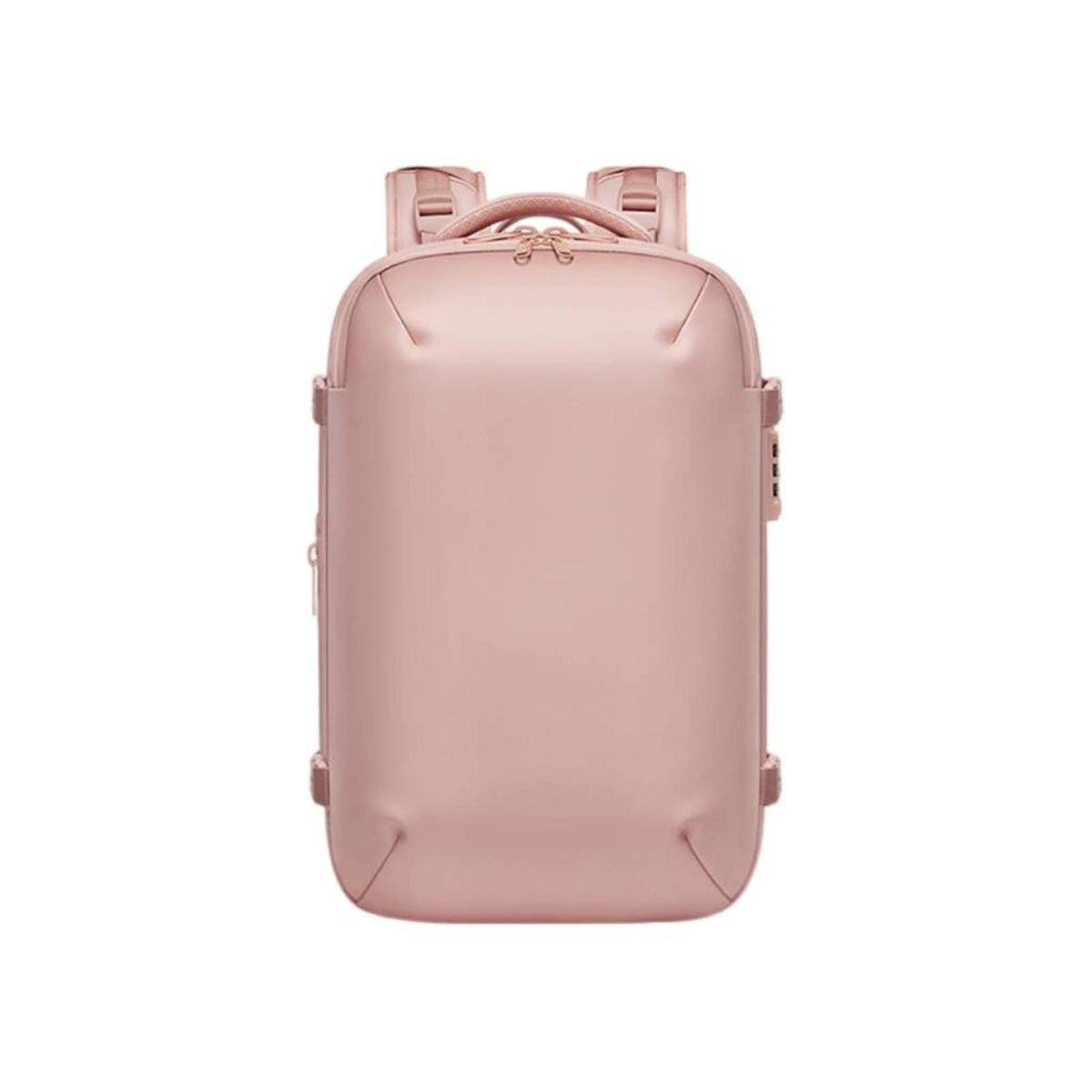 Large Capacity Vacuum Compression Backpack Business Expandable Travel Backpack Built-in Air Pump Rucksack Water-Resistant for Airplane