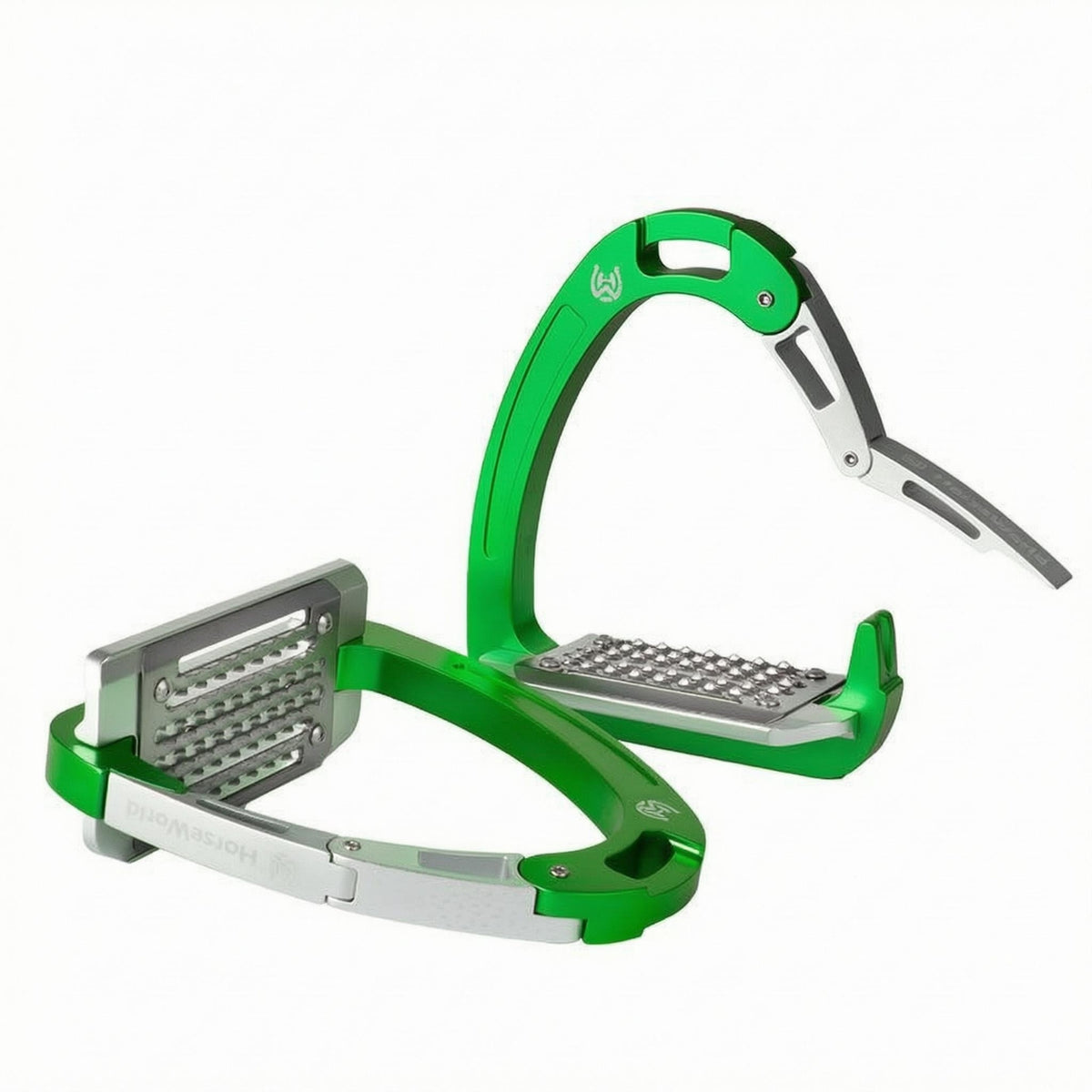 Active Hinge Stirrups Textured Equestrian Gear Rounded Edges