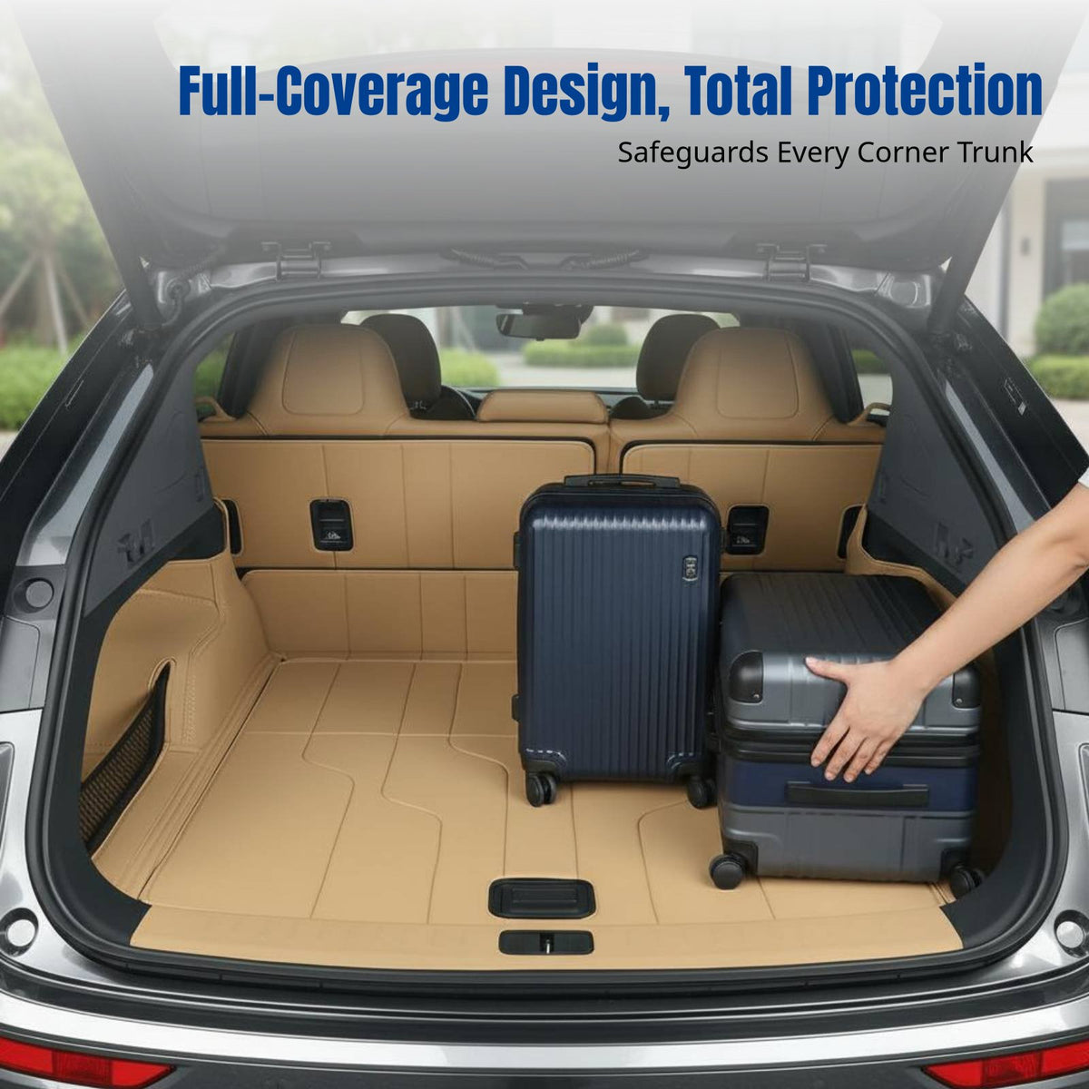 Zhijie R Series Trunk Mat, Full Coverage, Custom Fit, Leather, Interior Accessories