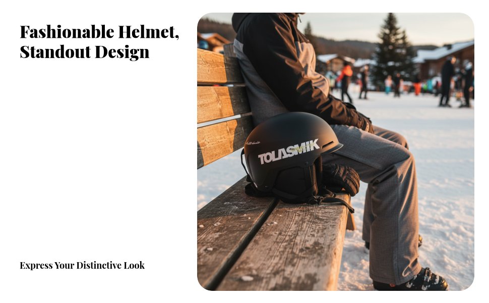 MIPS Ski Helmet, Carbon Fiber Hard Shell, Winter Sports Protective Gear for Men & Women