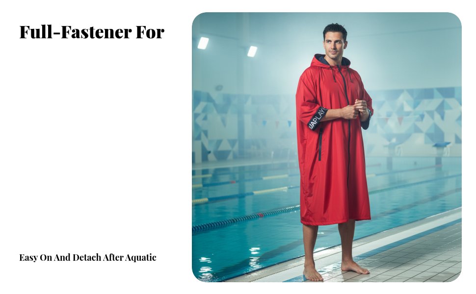 Winter Hooded Robe, Quick-Dry Microfiber, Thick Warm Bath Cape, Unisex Outdoor