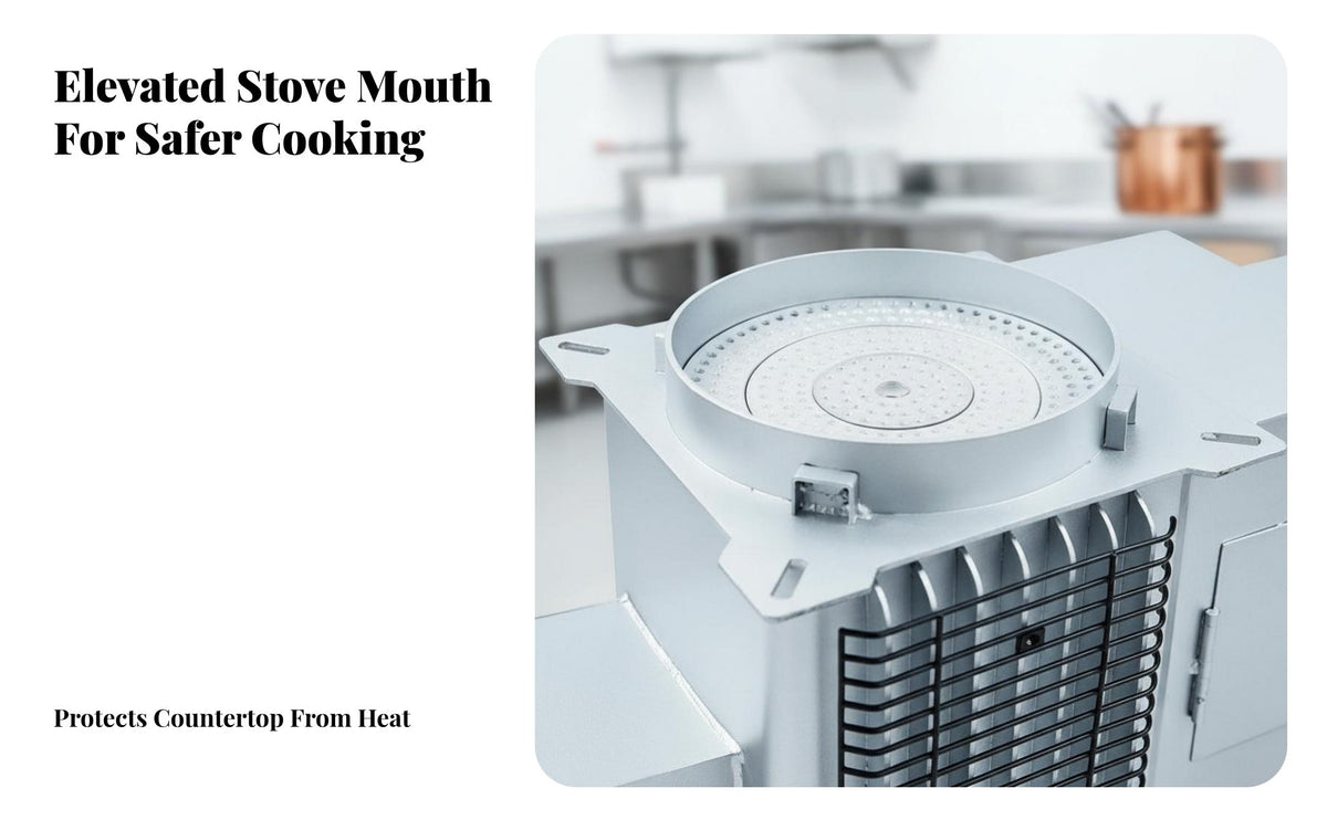 Gasification Stove, doubleUse Heating Stove, Wood & Coal Burner, Smokeless, Home Winter Fireplace
