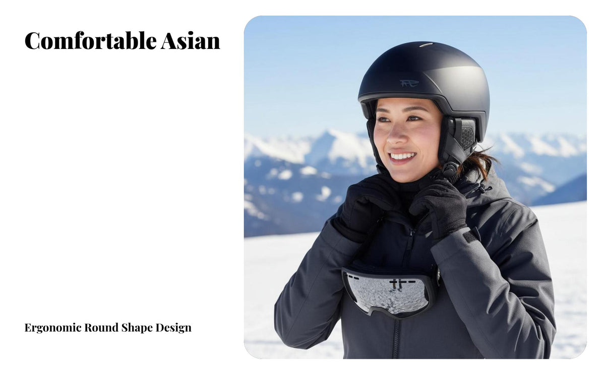 Ski Helmet, Lightweight, Triple Certified, Asian Fit, Unisex, Discontinued Design
