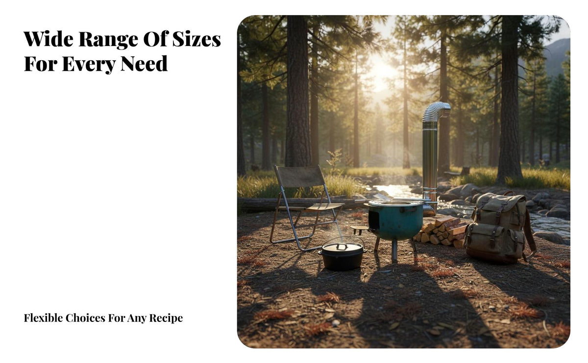 Outdoor Portable Windproof Firewood Cooker, Rural Home Camping Cooking