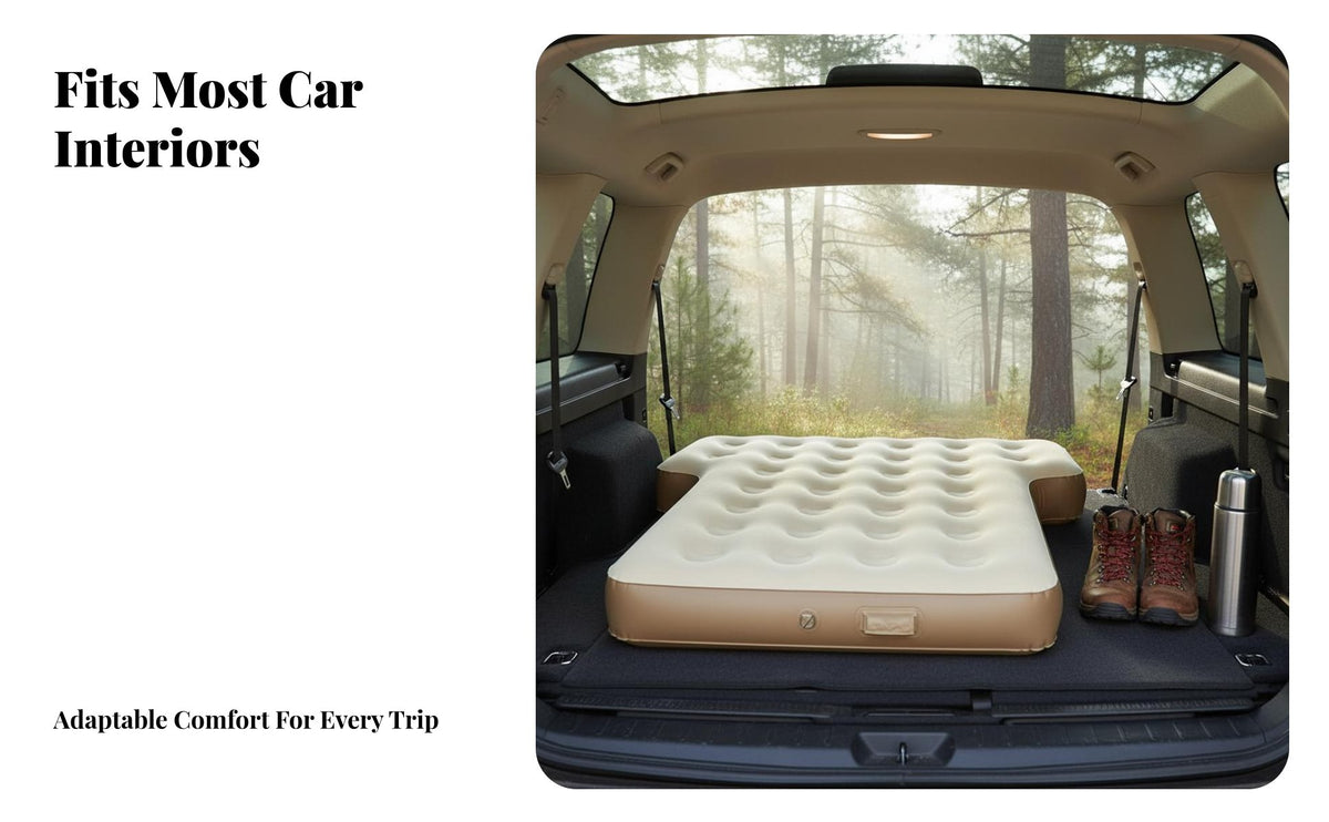 Inflatable Car Mattress, Automatic Air Bed, SUV Trunk Sleeping Pad, Portable Car Sleeping Mat