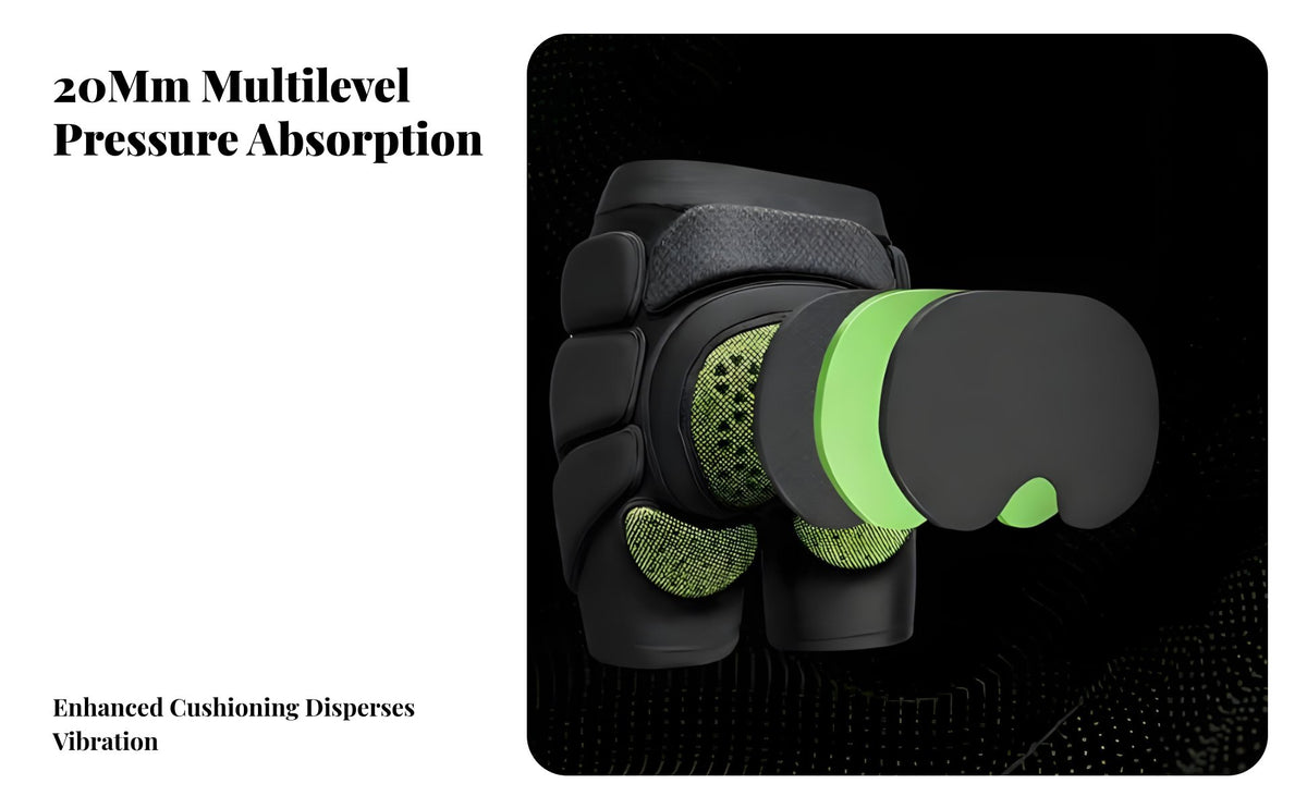 Ski pelvic Protector Pad, Knee & Elbow Guards Set, collision Resistant, ESA Material, winterboarding, Unisex