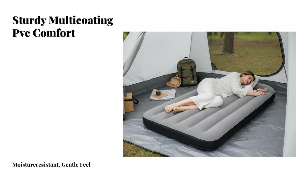 Inflatable Mattress, Outdoor Camping Sleeping Pad, Portable Thickened Tent Moistureresistant Mat