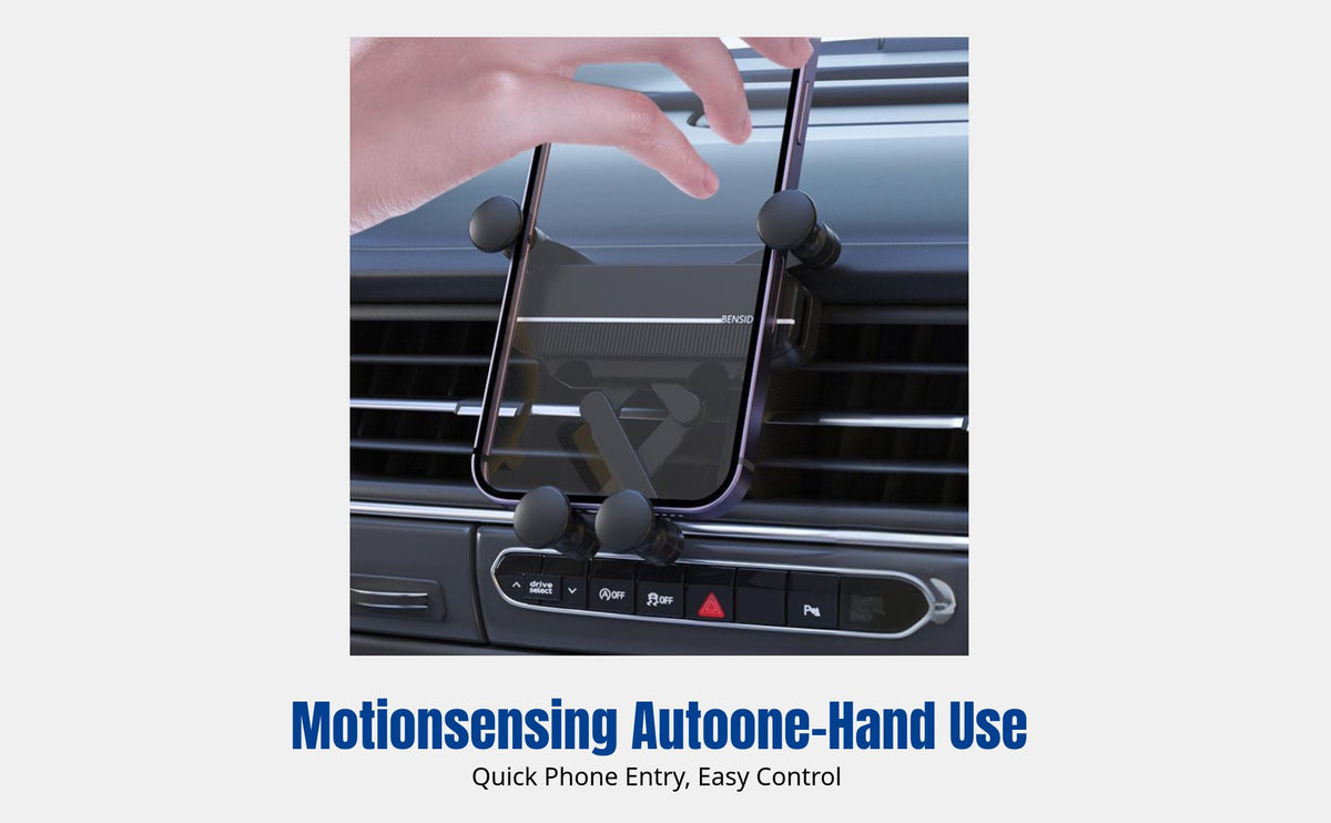 Car Navigation Holder, Air Vent, Weighted Anti-Shake, Universal Mount