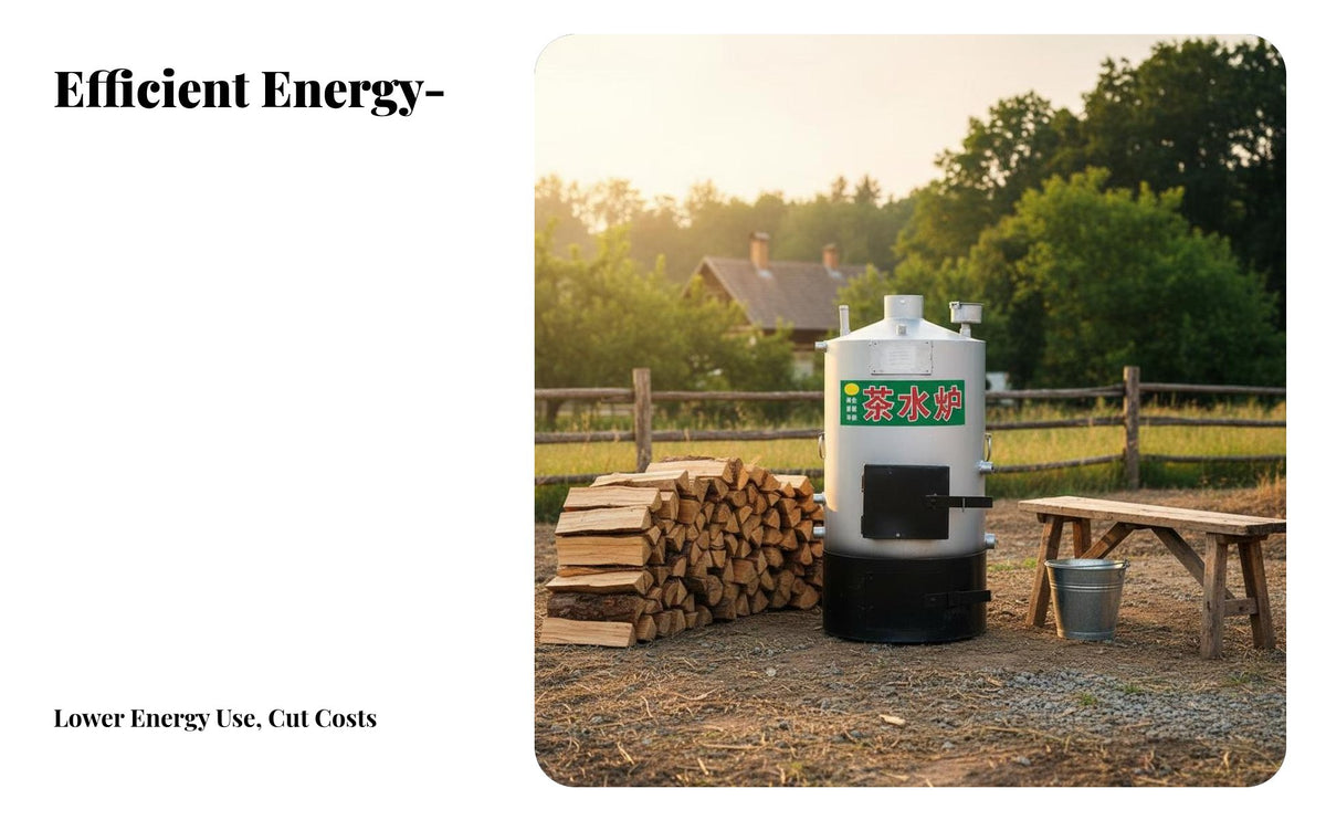 Boiler, Thickened Wood Burning, Large Capacity, Home, Factory, Outdoor, Commercial