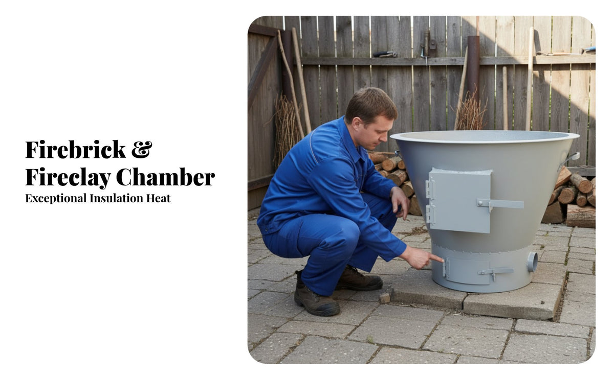 Commercial Energy-Saving Thickened Stove, Large Pot Cooker Charcoal heater, Multienergy source Compatible