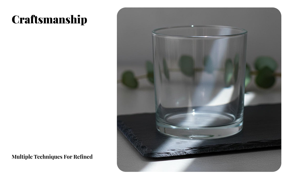 Personalized Glass Candle Holder, European Style, Transparent Cylinder & Square, Home Decor Accent