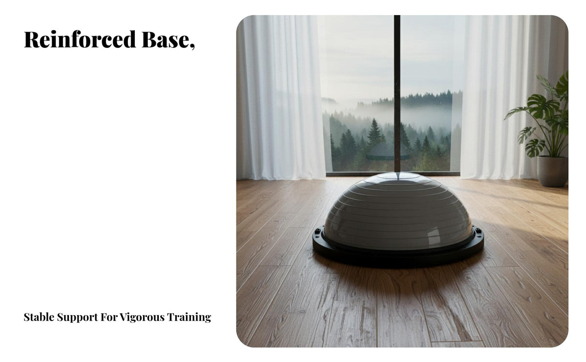 Balance Bosu sphere, Thickened Antirupture stretching sphere, Half Pilates Dome, Home Fitness Exercise Mat