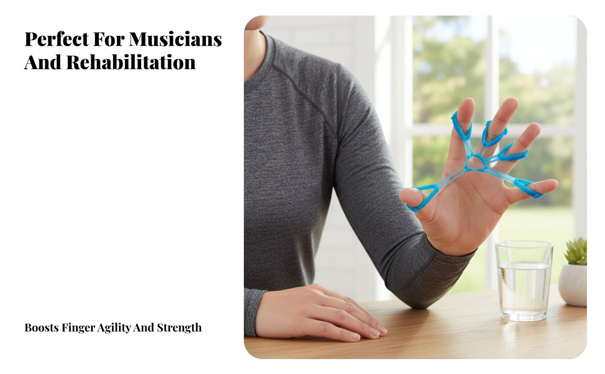 Finger Extension Hand Grip Exerciser, Stretch Strengthener, Rehabilitation