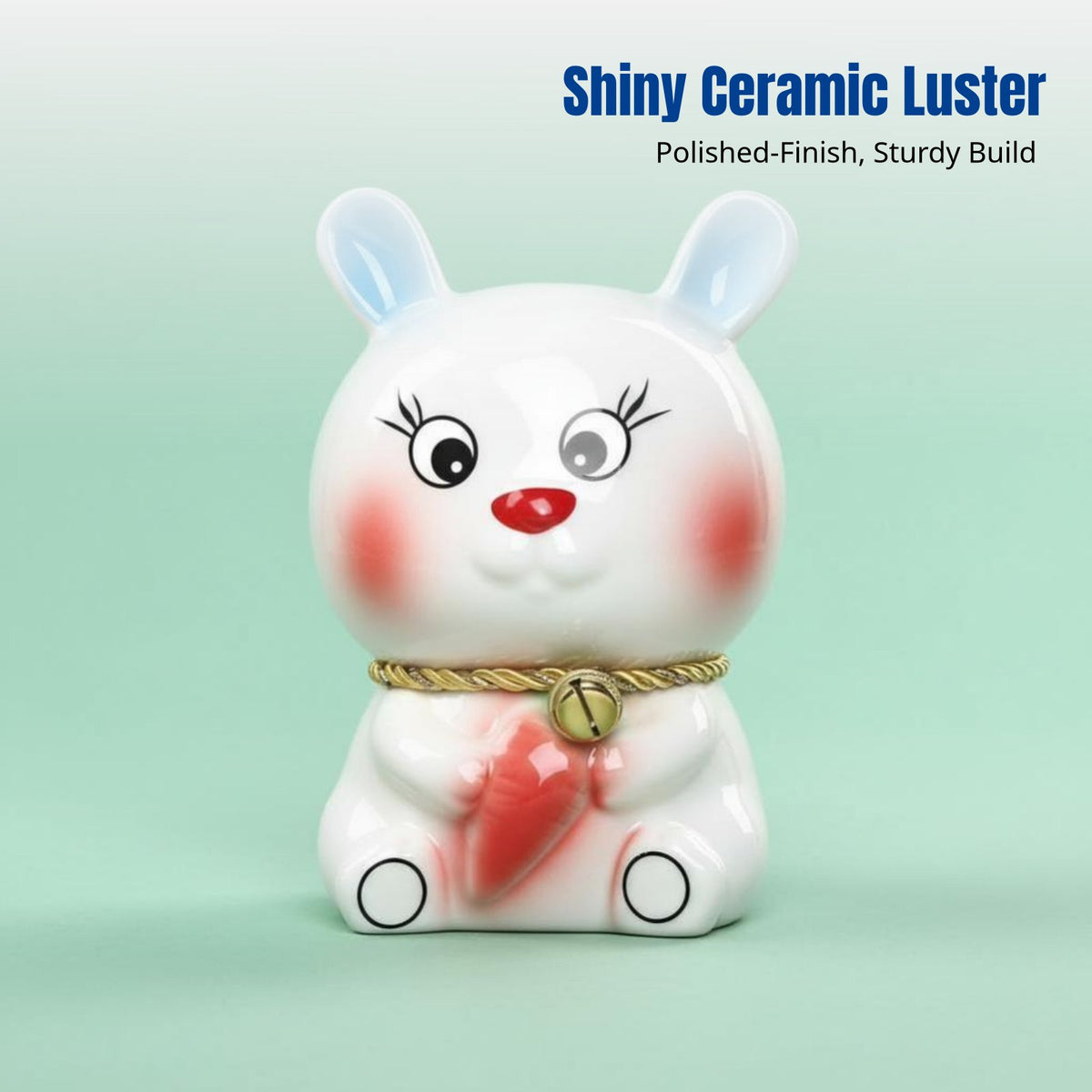 Zodiac Animal Ceramic Piggy Bank, Cartoon Money Box for Kids, Creative Birthday Gift Decor