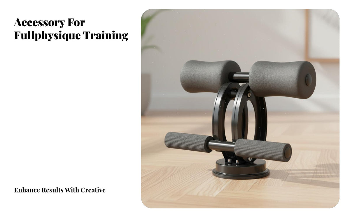 Home Sit Up Assistant Device, Push Up Bar with Suction holder, Adjustable double Bar Fitness