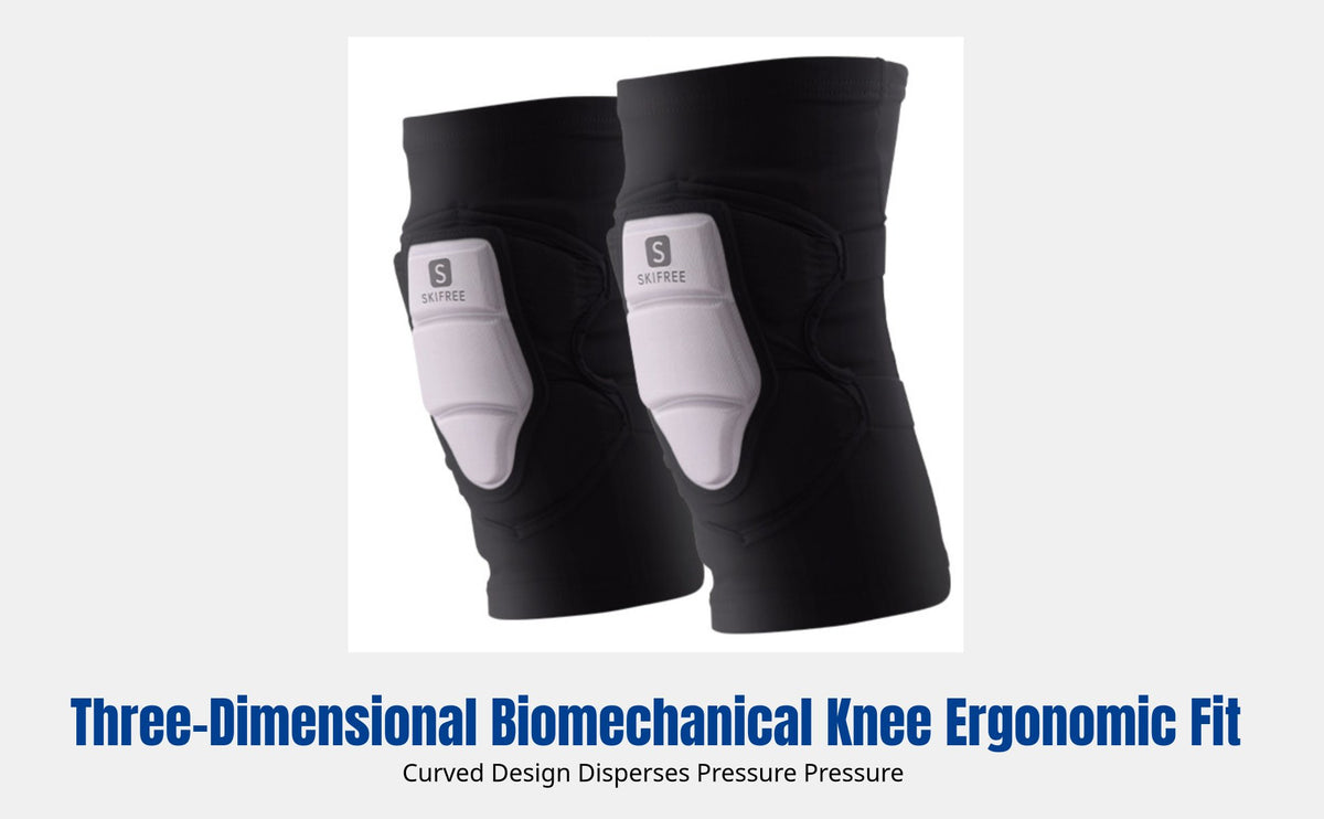 Ski Protective Gear Set, Pelvic Pad & Knee Pad, Foam Impact Absorption, Unisex, Wear Inside, Anti-Fall, Snowboard