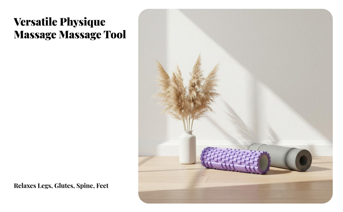 foam exercise foam cylinder, 45cm traditional Massage cylinder, Muscle Relaxation, Multi-Zone Design