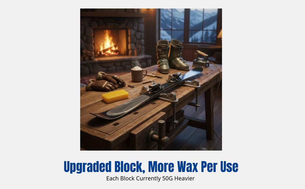 Snowboard Wax, Performance Booster, Base Wax, Maintenance, Multi-Temperature, Random Color