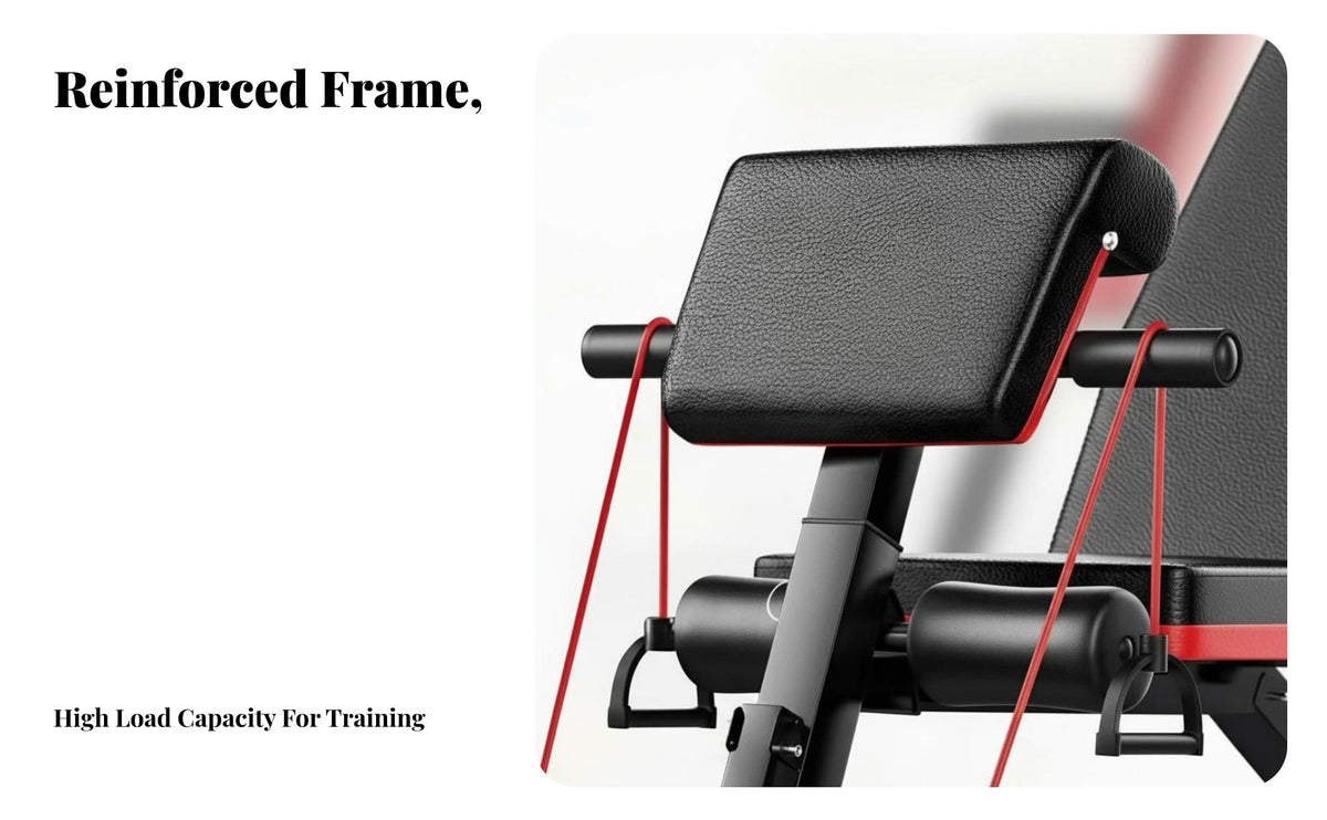 Adjustable Dumbbell Bench, Multi-Functional Sit-Up Board, Home Gym Equipment for Men