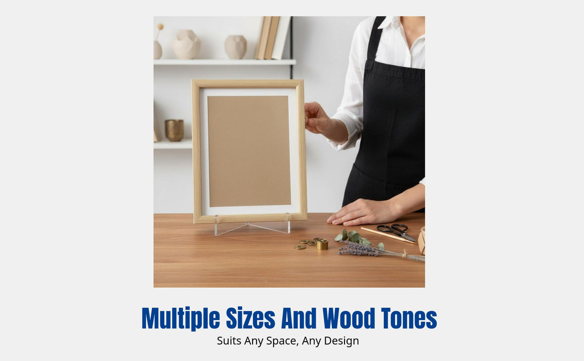 Three-Dimensional DIY Picture Frame, Creative Blank Wooden Display, Handmade Desktop Decor, Gift for Home