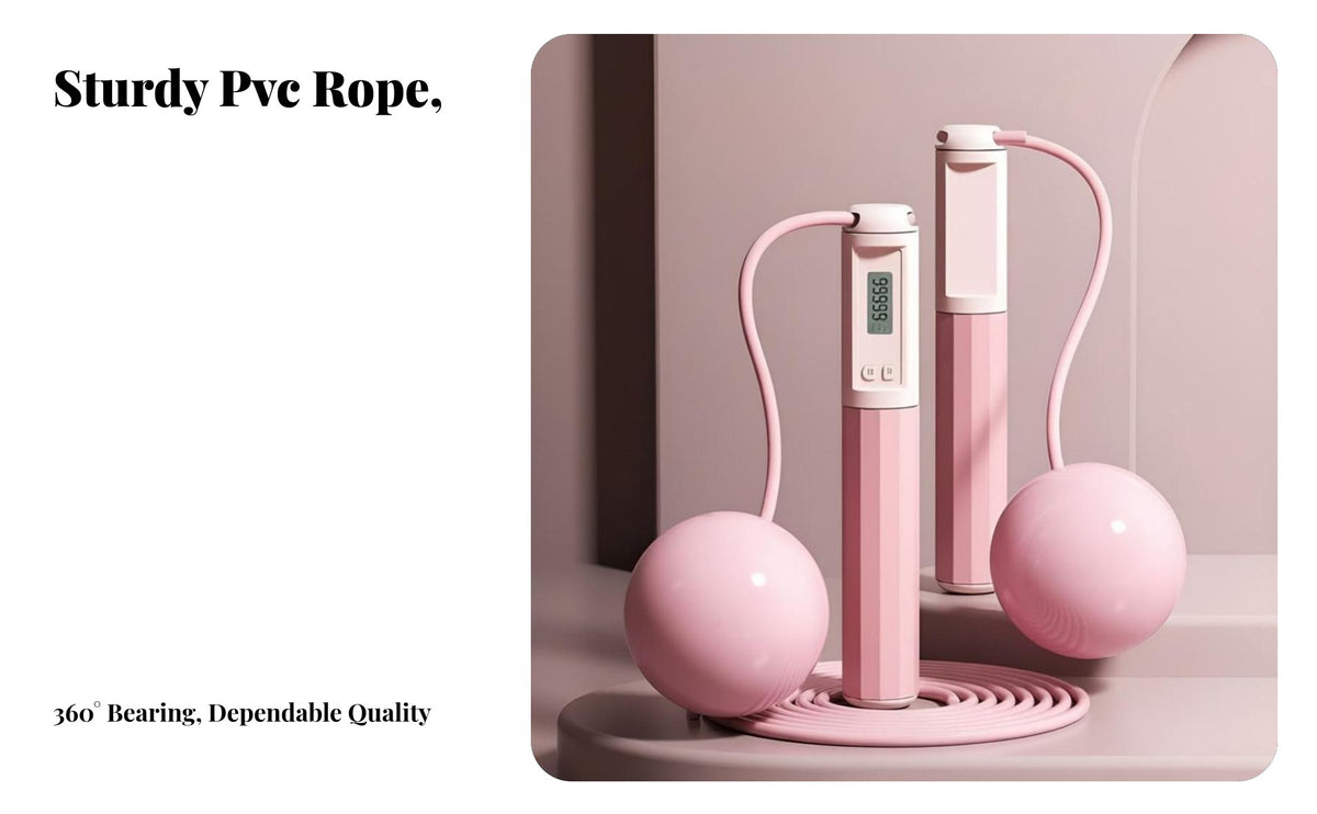 Steel Wire Cordless leap Rope, Adjustable Smart Counter, Adult Fitness, Sports Equipment