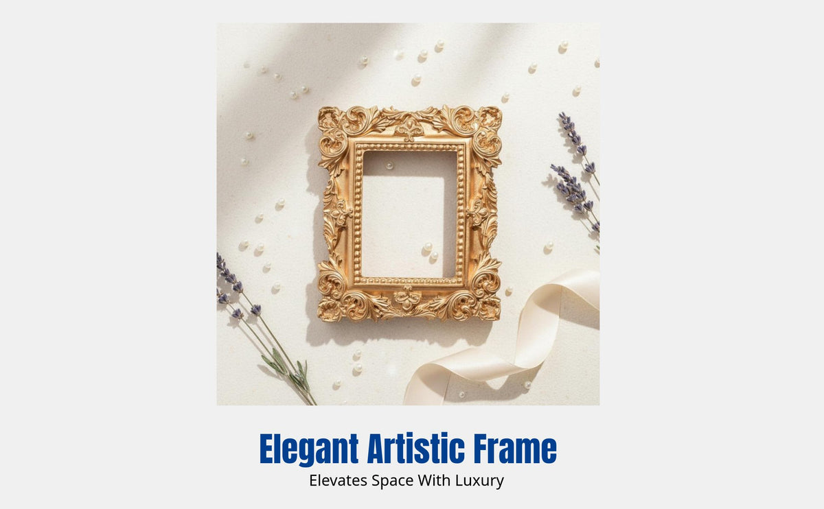 Mini Vintage European Picture Frame, Embossed Resin, Nail Art & Earring Display Prop