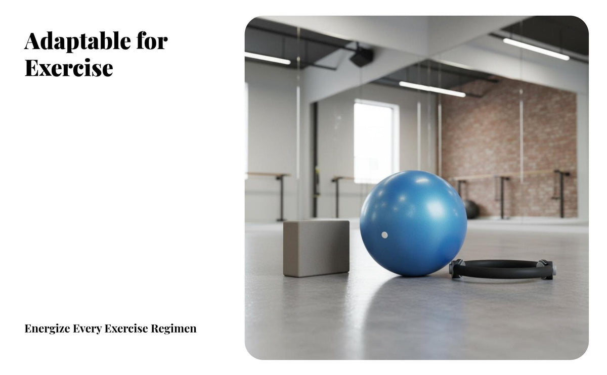 PVC Thickened exercise sphere, Antirupture Pilates Small sphere, Matte Balance Exercise sphere, 25cm, Multi-Color