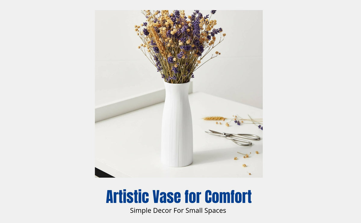 Nordic Vase, Minimalist Decor, Faux Flower Arrangement, Living Room Accent