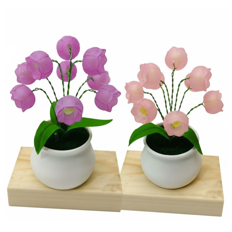 Lily of the Valley DIY Craft Kit, Creative Handmade Flower Pot, Decorative Gift for Teacher's Day
