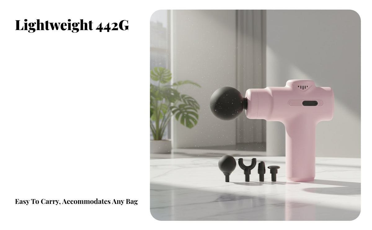 Mini Massage Portable Rechargeable Muscle Quiet, Multi-Speed, for Women, Home Use
