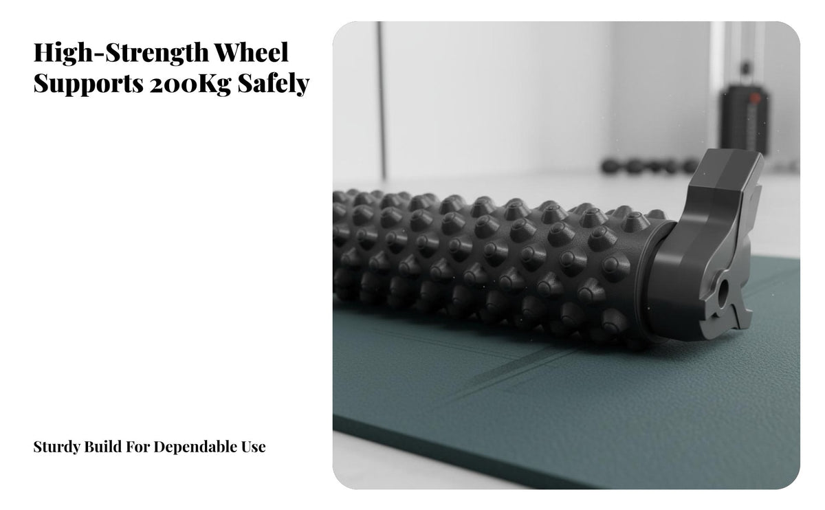 Foam cylinder with Support Frame, Deep Tissue Massage, Leg Slimming, stretching cylinder, Muscle Relaxation