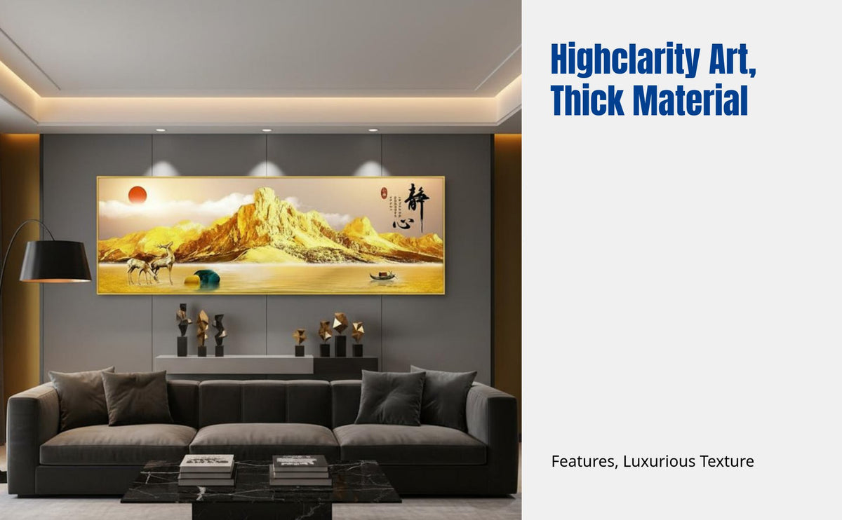 Bedroom Wall Art, Headboard Peak Theme, PVC Print, No Frame