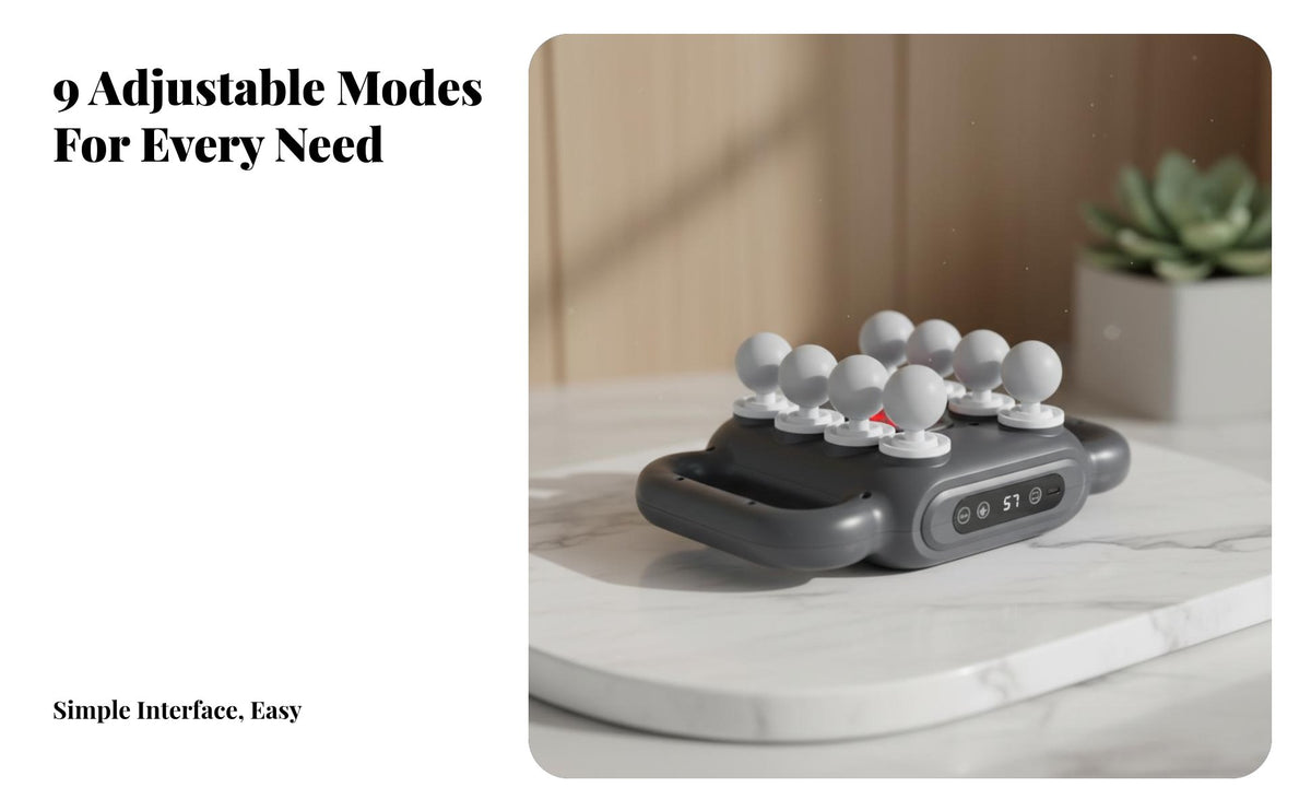 Mini Massage Multi-Head Electric Fascia Portable Muscle Relaxation Device for Neck and Full physique