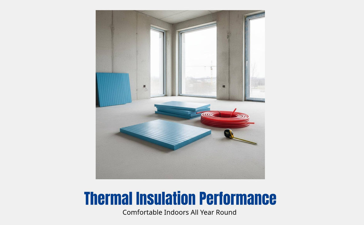 XPS Insulation Board, Dense Foam Panel, Fire Retardant, Thermal Insulation for Indoor Ceilings, Sunrooms, Underfloor Heating