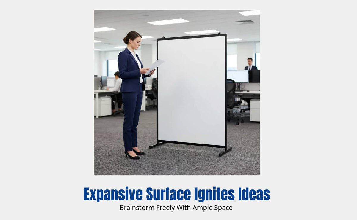 Whiteboard, Pro Vision Series, Original Writing Board, Large Writing Space, Minimalist Design, for Office & Home