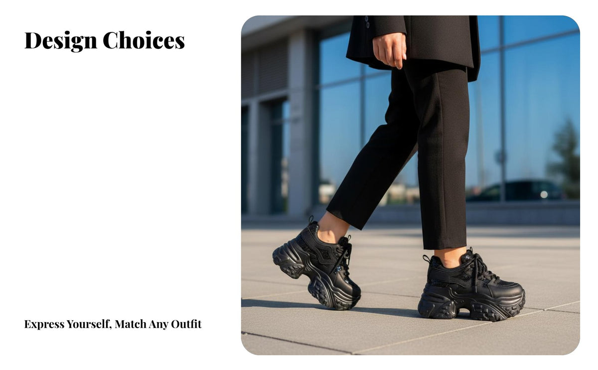 Genuine Leather Dad shoes, elevated Height Increasing, Women's relaxed Lightweight Sports Shoes, Autumn Winter 2024