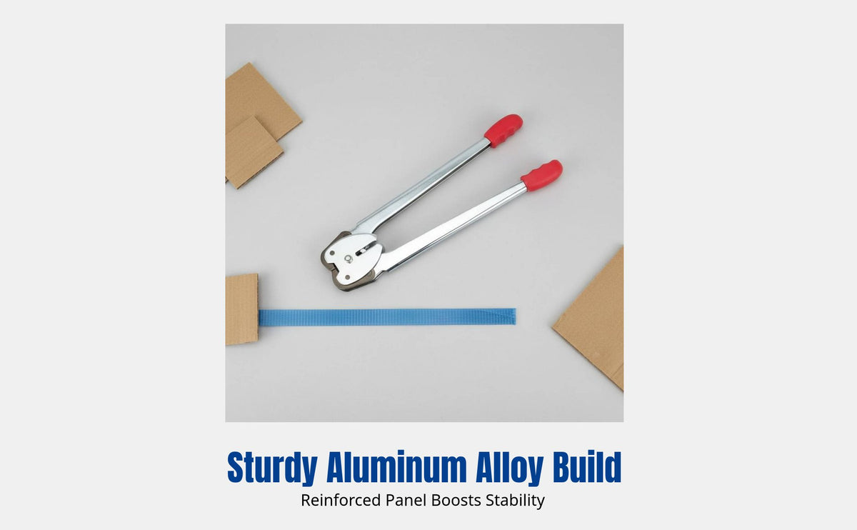 Manual Strapping Tool Set, Packing Tensioner Sealer, Easy and Strong, Portable Hand Tool