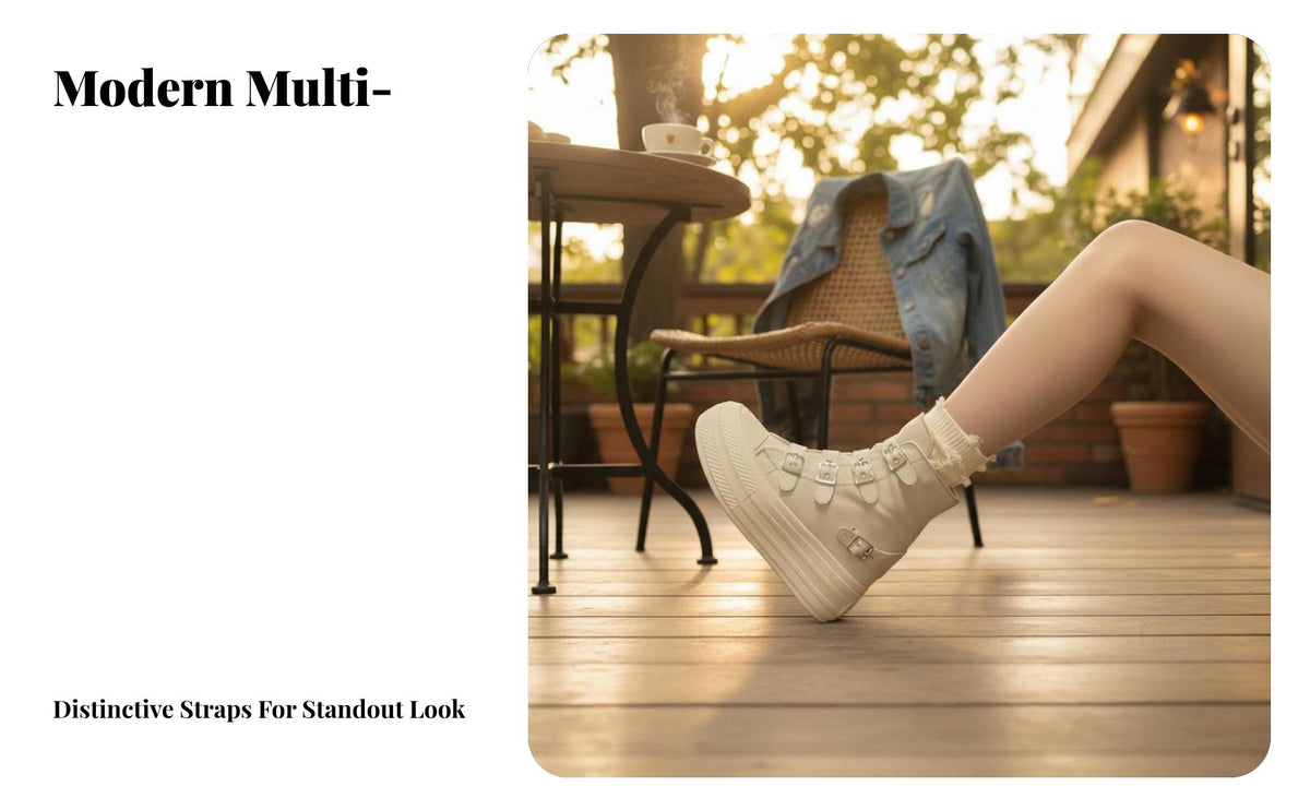 High Top Canvas Shoes, 6.5cm elevated, Breathable Thick Sole athletic shoes for Petite Women, season Autumn adaptable Style