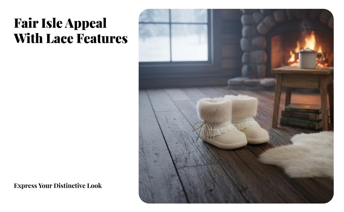 Chic Korean design winter Boots, Plush High-Top Warm shoes, Thick Sole, Lace-Up, Women, Winter