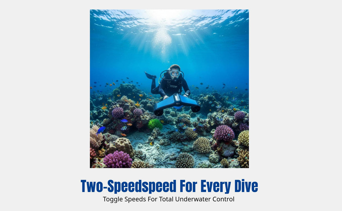 AquaJet Enhanced Underwater Propulsion, 50m Submersion, 60min Endurance, Outdoor Swimming, Diving, Snorkeling