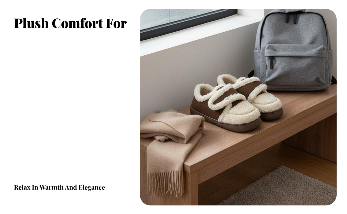 Retro Korean Loafers, Fleece Lined Warm Moccasins for Women, Autumn Winter Flats, Adjustable Hook and Loop, Multiple Colors