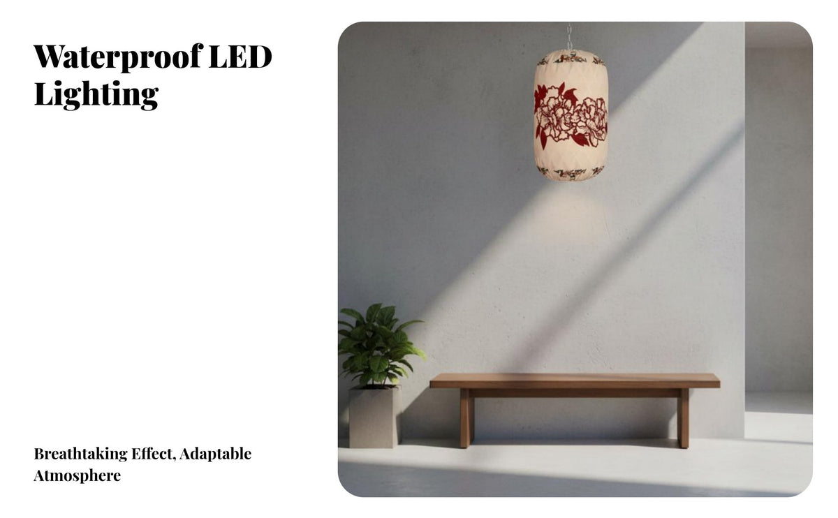 Vintage Handmade Bamboo Lantern, Traditional Chinese design, fortunate Character, Restaurant & Home Decor, Random design