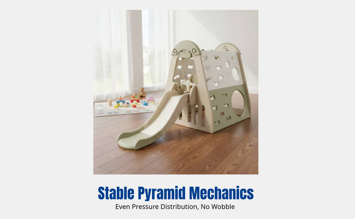 Indoor Slide & Climbing Frame, Infant Swing Seat Set, Kids Playhouse Toy, Multi-Function Home Equipment