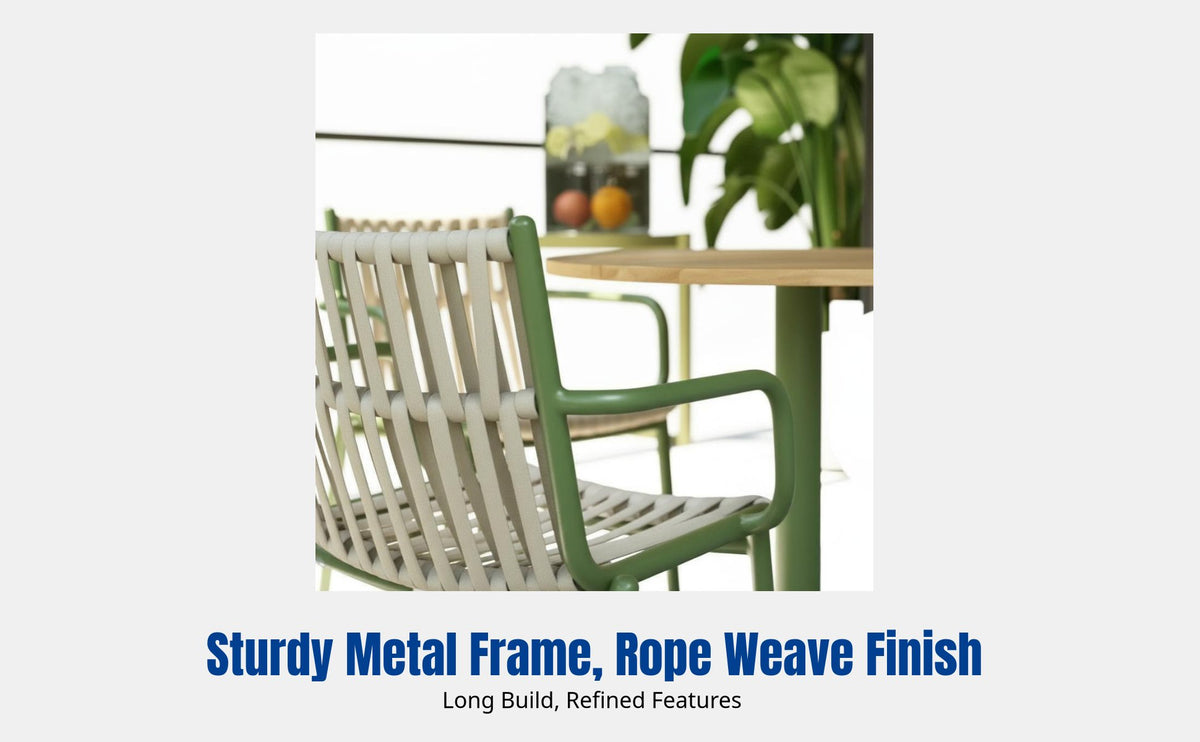 Outdoor Rattan Chair Set, Modern Balcony Patio Furniture, Aluminum Frame, Contemporary Design