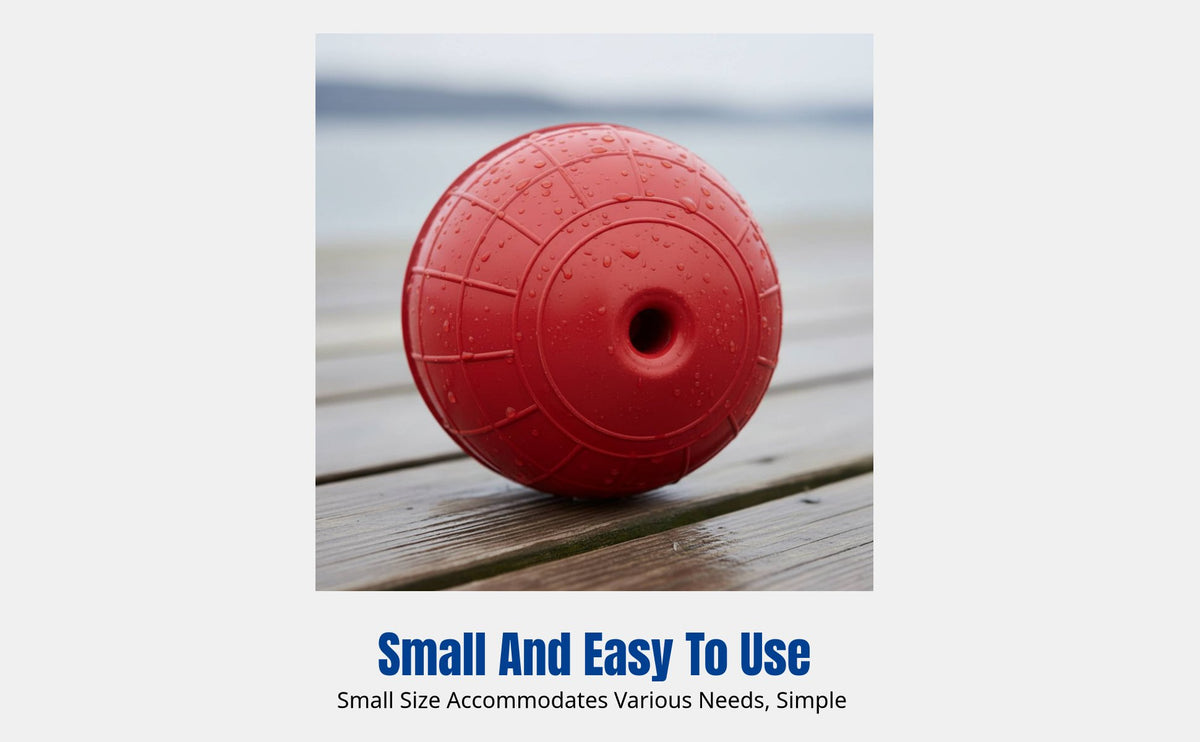 Large Plastic Water Buoy, Through-Hole Sphere, Waterway Marker, Fire Drill, Boat Event Warning Float