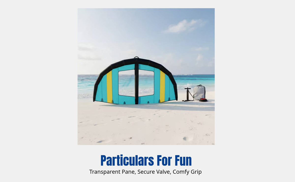 Inflatable Sail Board, Handheld Windsurf Sail, Hydrofoil Paddle Board Accessory, Aquatic Activities, Random Design