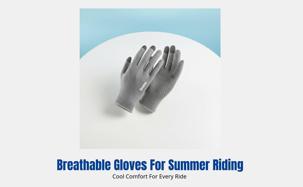 Summer Sports Gloves, Outdoor Riding Equestrian Gloves, Anti-Slip, Durable, Protective, Breathable, Touchscreen Compatible,